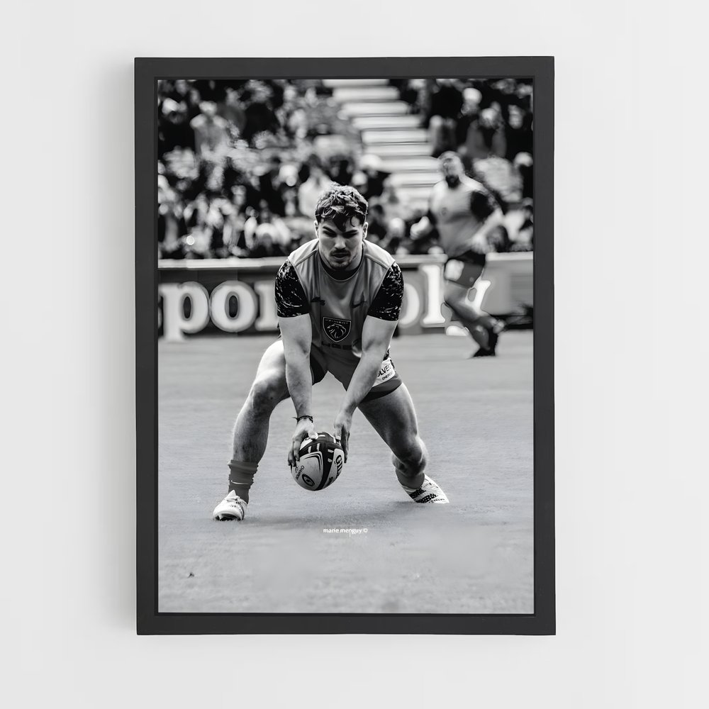 Poster Antoine dupont passer – affiche Rugby (vue 2)